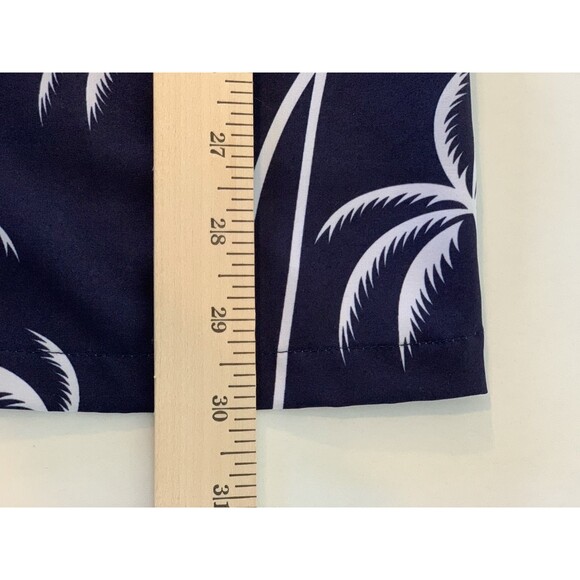 Sunsations Mens Shirt Hawaiian Print Navy Blue/White Florals XL Resort Vacations - Picture 7 of 7